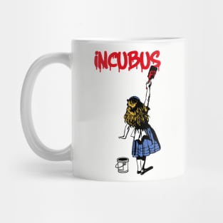 incubus red paint Mug